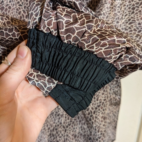 PTNY Vintage 90's/Y2K windbreaker giraffe print - Picture 13 of 14